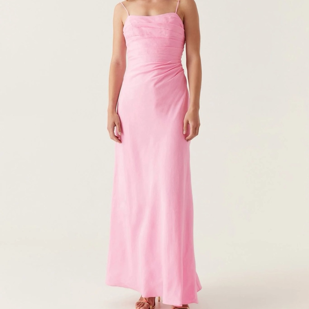 Aje Clarice draped maxi dress